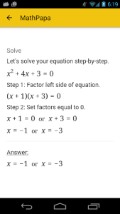 MathPapa 4