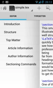 Latex Editor 5